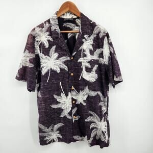 Frank Men's Large Reverse Dye Hawaiian Shirt - Tropical